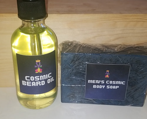 Cosmic Mens soap/ Beard Oil set